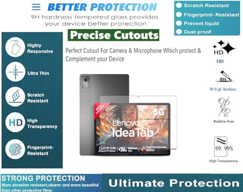 Image of Bigil Tablet Tempered glass Screen Protector Guard for Lenovo Idea Tab 11 inch