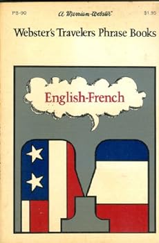 Paperback Webster's Travelers Phrase Book : English - French Book