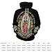 Our Lady of Guadalupe - Virgin Mary Sweatshirt Fashion Classic Hoody Big Pocket Pullover Hoodie Men Women Long Sleeve Drawstring Hoodie 3XL