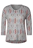 CECIL Damenshirt mit Ethno-Print. Maße bei EU-Größe M ca.: Länge 66 cm, Brust 54 cm, Saumweite 53 cm