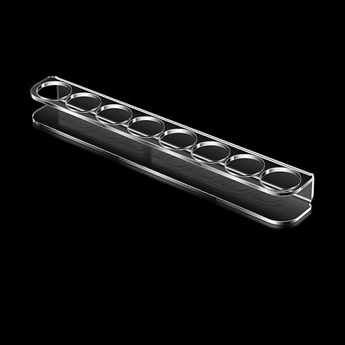 Miniatura 4 de Vial Holder for Fridge Acrylic Rack Transparent Space Saving Small Bottle Holder