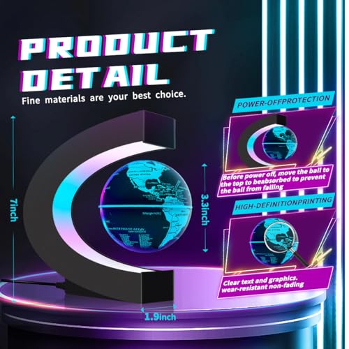 Globe flottant pour bureau et maison : objet tech au quotidien