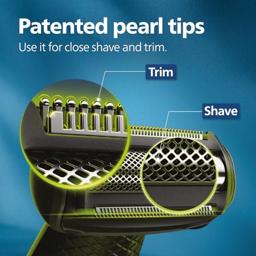 Image of Philips Body Trimmer for Men-Clinically Tested for Sensitive SkinI Patented Pearl Tip & Hypo allergenic foilI Skin Safe GroomingI Trim or Shave Basis Your StyleI ShowerproofI3 Year Warranty-BG3007 /01