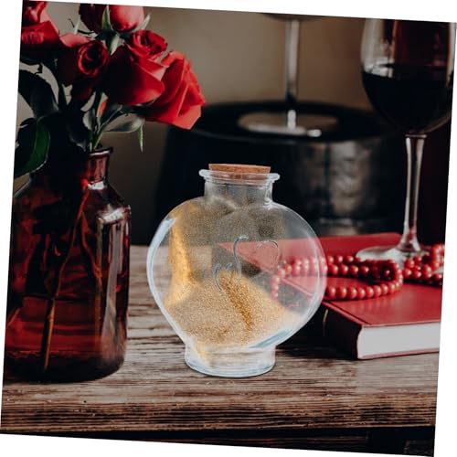 Vases Cœur en Verre pour une Cérémonie du Sable de Mariage Unique - 7