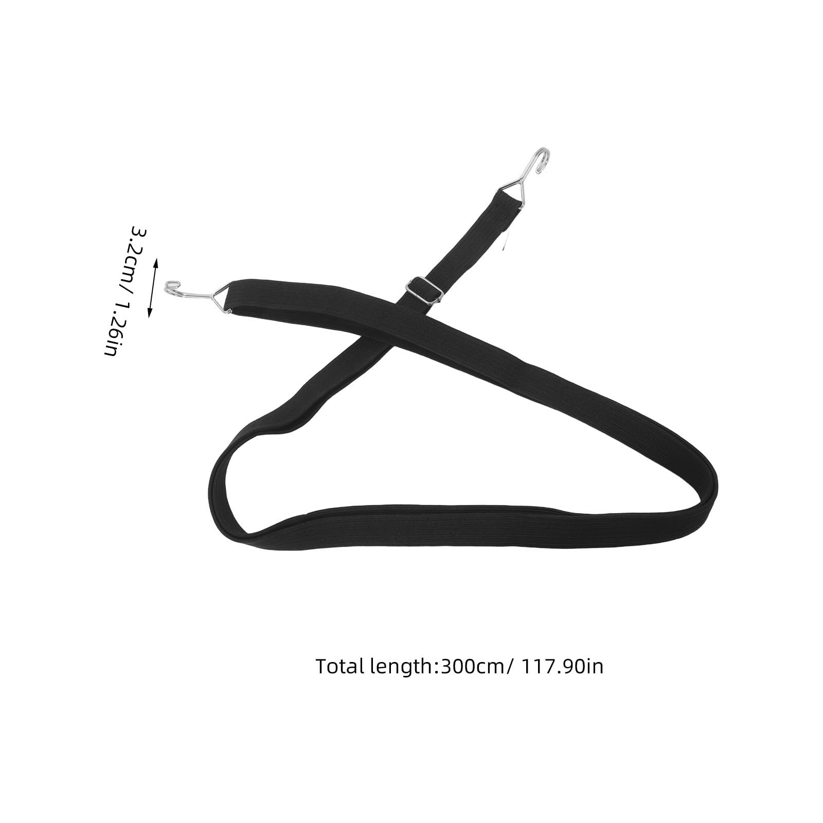 4 cinghie elastiche con ganci - Cinghie regolabili per teloni - Corde elastiche per traslochi, stoccaggio, camion, giardino e applicazioni per esterni