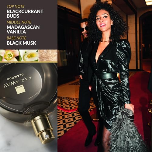 Avon Far Away Glamour for Her Three Piece Gift Set with Eau de Parfum 50ml, Body Lotion 125ml and Purse Spray 10ml in a Gift Box, Oriental and Woody Scent Notes, Long Lasting Formula, Cruelty Free - Image 5