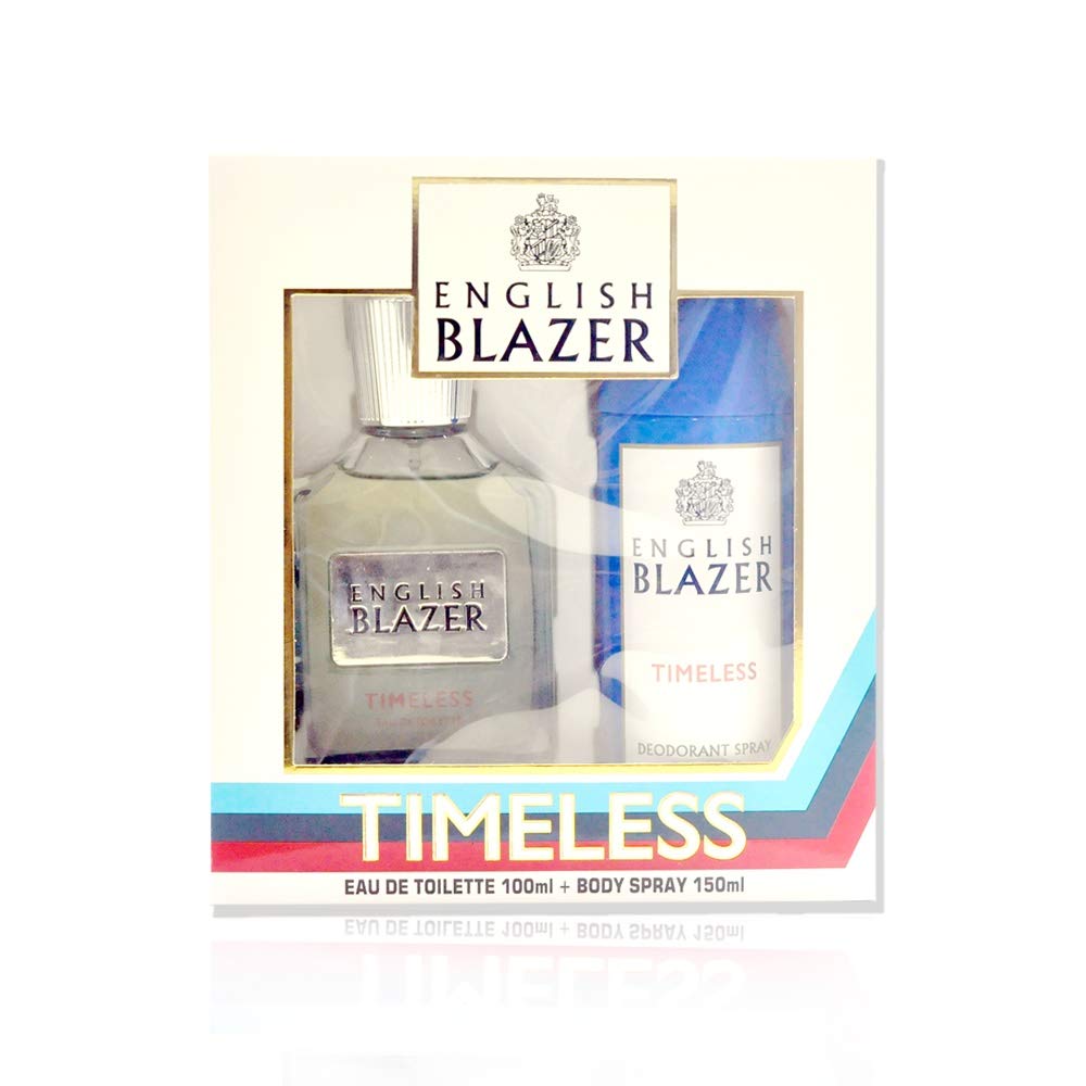 Timeless Gift Set Deodorant Body Spray - 150 Ml And Eau De Toilette - 100 Ml