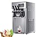 1200 W Máquina de Helado Suave Comercial, Máquina Hacer Helados, Heladera de Acero Inoxidable, Pantalla LED Soft Ice Cream Machine para Restaurantes Snack Bar, Sorbete y Yogur