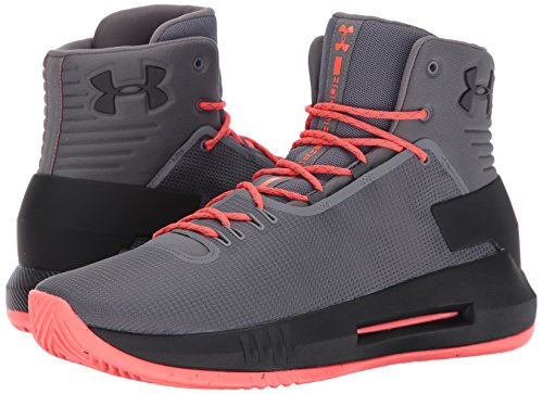 Under Armour Men's Drive 4 Basketball Shoe, Graphite (040)/Graphite, 8