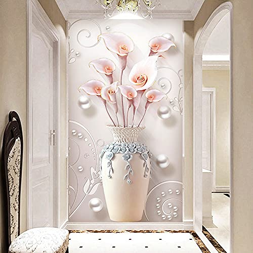 Kit diamant painting 5D lys calla broderie mosaïque carrée ronde 80x220cm