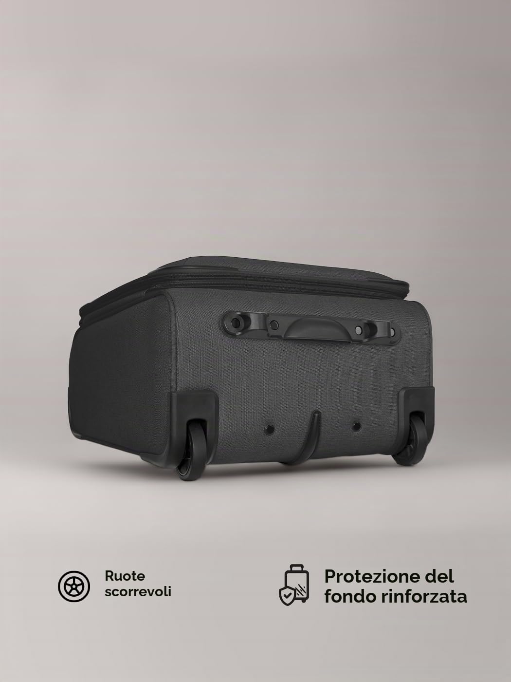 REDOLZ trolley XL jumbo check‑in extra grande | valigia morbida con 2 ruote e serratura TSA | 90 × 52 × 32 cm capacità 130 L leggera 3,9 kg per donna e uomo – Essentials 12