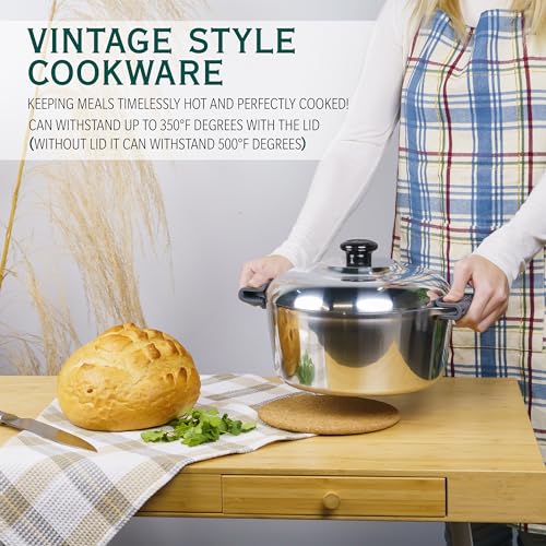 Cast-Aluminum-Dutch-Oven-with-Lid-5-Quart-Lightweight-Cookware-Pot-with-Silicone-Covers-for-Easy-Handling-Even-Heat-Distribution-Retention-For-Bread-Baking-Stew-Simmering-More