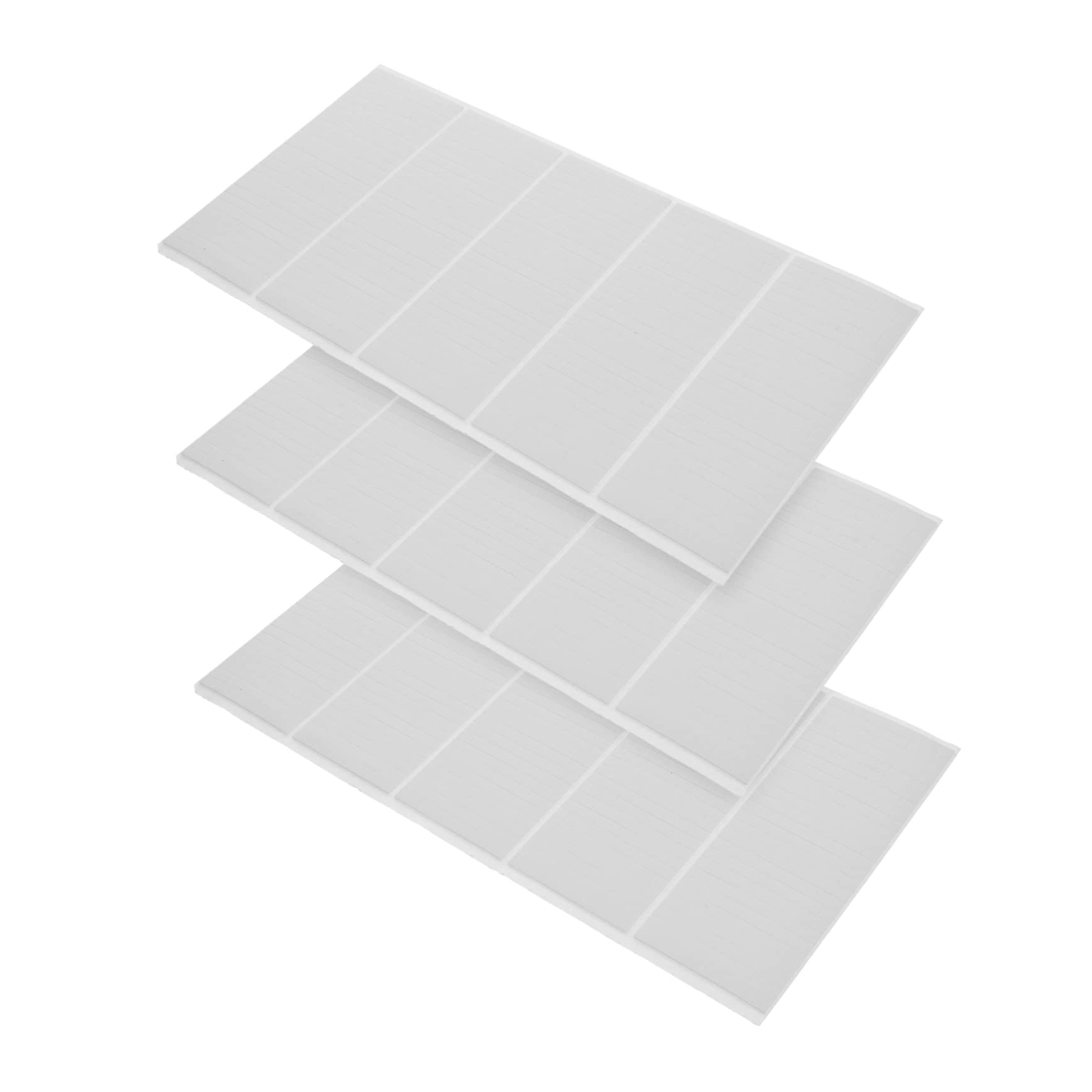 ABOOFAN 3 Sätze Doppelseitige Selbstklebende Streifen Handwerk Klebrig Beidseitig Einseitig Doppelt Pads Scrapbooking-klebstoffe Doppelseitige Klebepunkte Eva Weiß 3 Blätter * 3