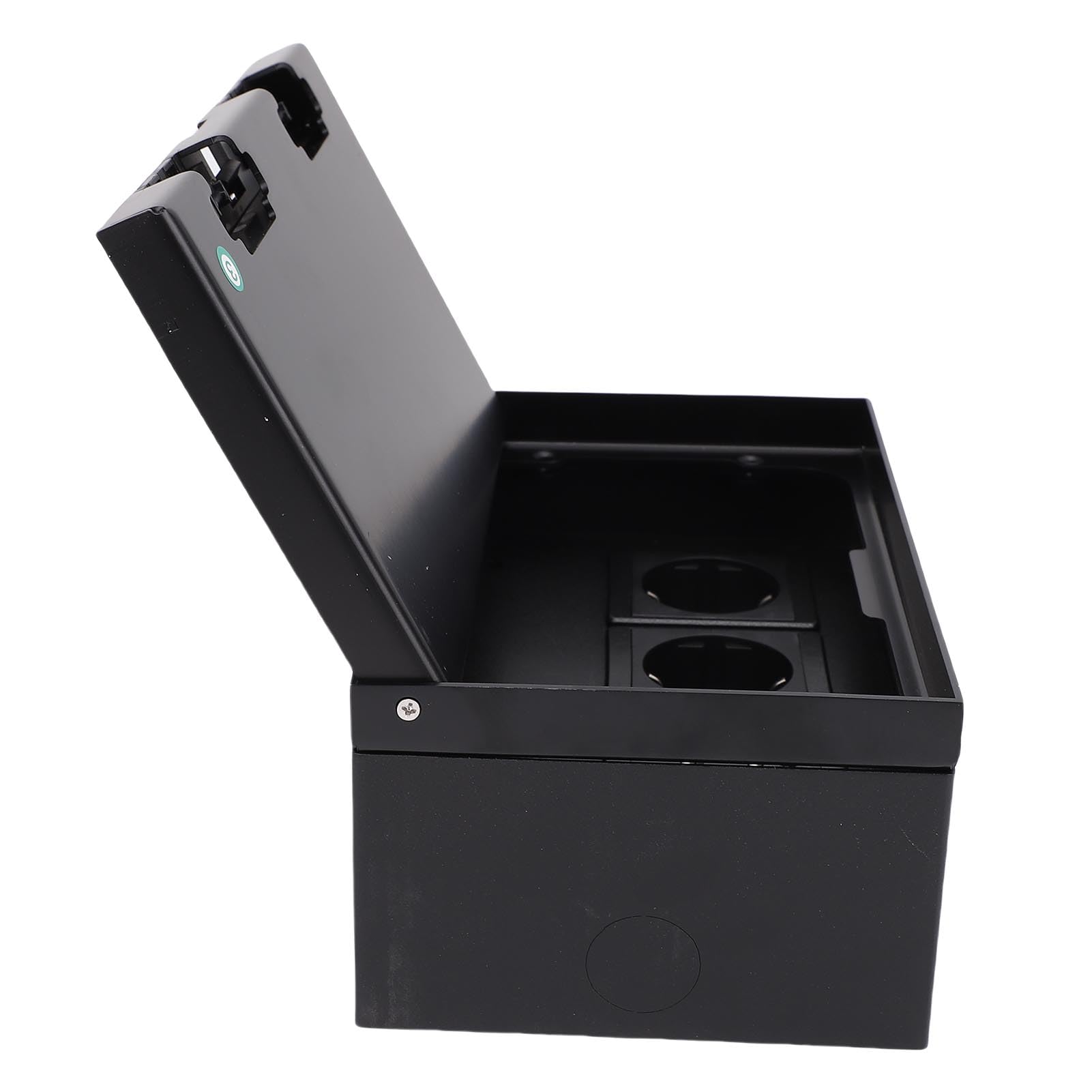 Scatola di Derivazione da Incasso a Pavimento Presa in Acciaio Inossidabile con 2 Uscite e Porte USB Kit Presa Piatta per Uffici, Hotel e Spazi Commerciali Soluzione per Elettrica a Pavimento