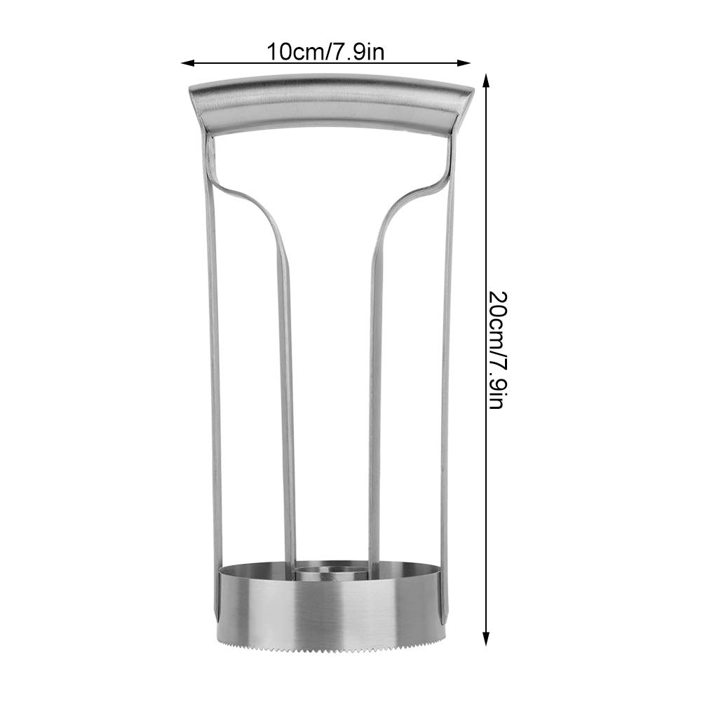 WOHPNLE Stainless Steel Pineapple Cutter Corer, Pineapple Corer and Slicer Tool Peeler Fruit Slicer with Sharp Blade For Easy Fast Core Removal