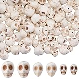 Material de buena calidad:las cuentas de esqueleto están hechas de turquesa sintética de alta calidad., que tiene brillo de piedra natural, duradero y duro, no es fácil de romper, no es fácil de desvanecer, asegurando que sus pulseras duren por muchos años