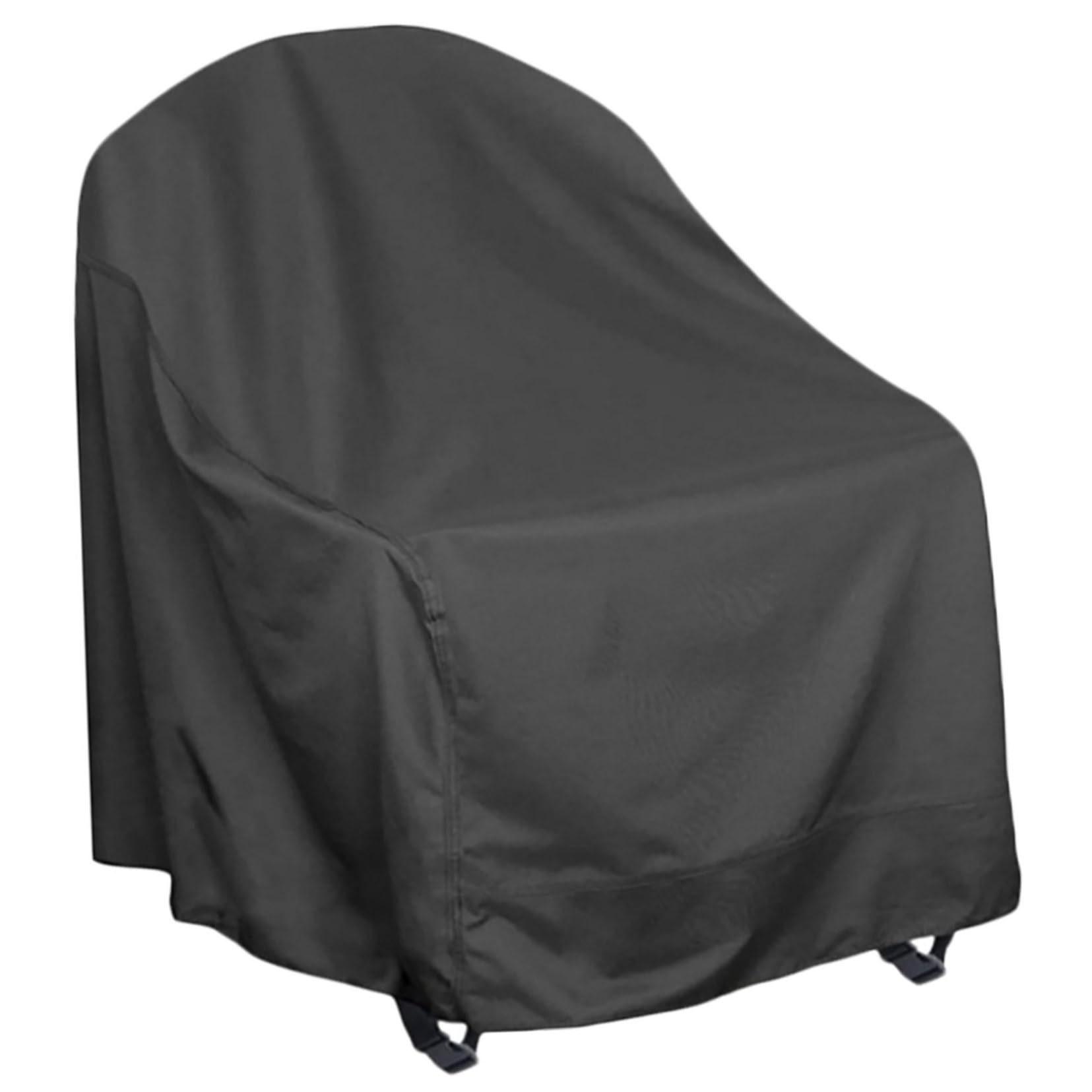Housse Fauteuil Bascule Jardin Imperméable Oxford Protection Anti-uv et Vent Couverture de Meubles Extérieurs avec Cordon Ajustable Résistante Poussière et Aux Intempéries