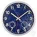 ACCSHINE Outdoor Wasserdicht Wanduhr Mit Thermometer und Hygrometer...
