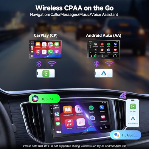 ATOTO A5L 7-Inch Android Double DIN Car Stereo With Wireless CarPlay and Backup Camera - Image 4