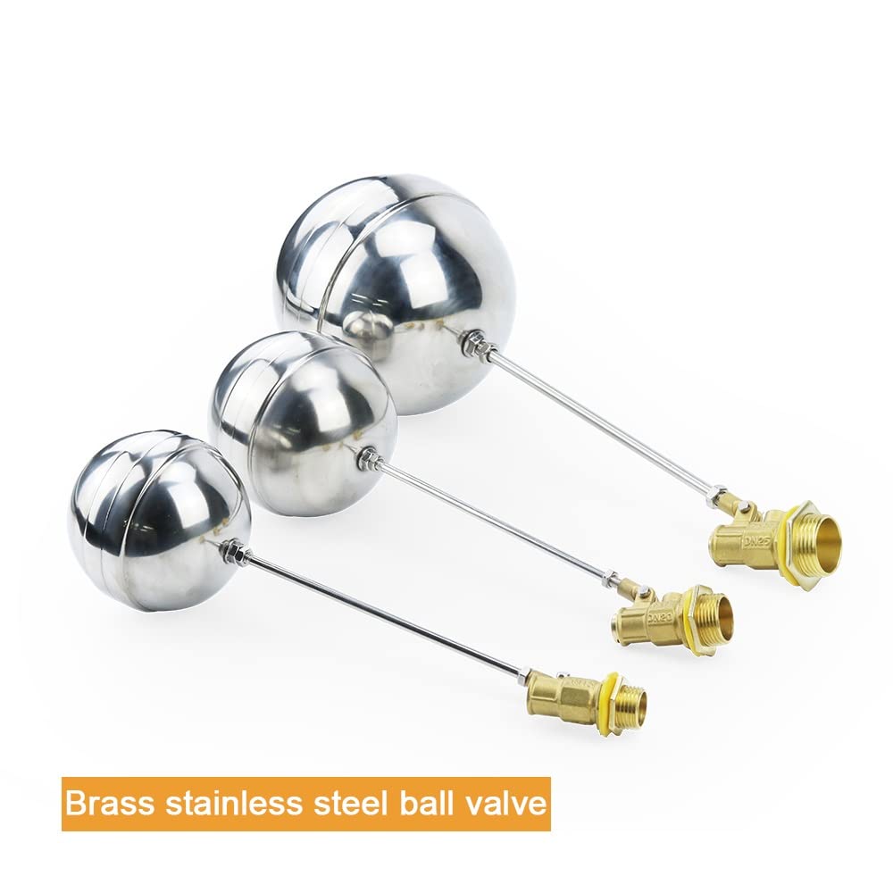 Valvola a sfera a galleggiante in ottone 1/2" 3/4" 1"(DN25 1Pc)