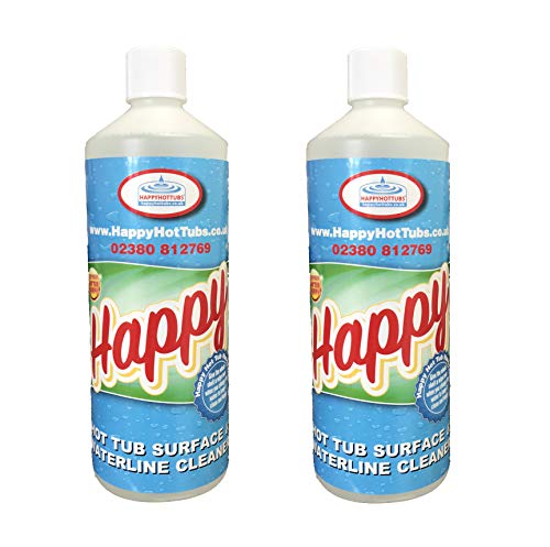 Happy Hot Tubs Spa Surface Cleaner Hot Tub Tubs REMOVE OIL & SCUM LINE (2 Litre)