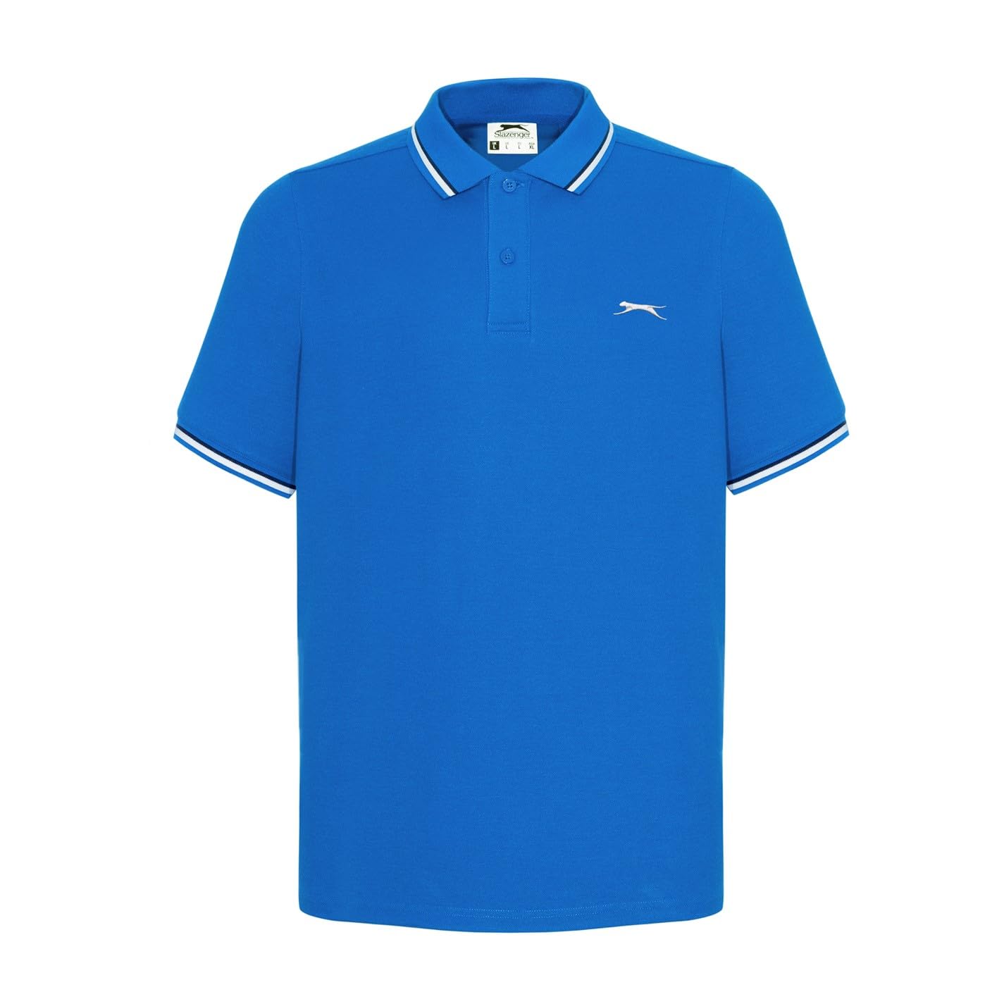 Slazenger Mens Tipped Polo Shirt Royal XXL