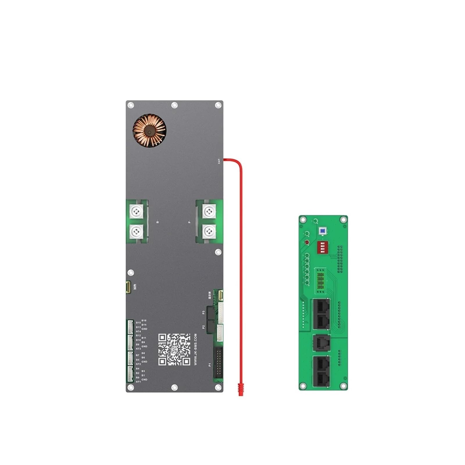 Nateplalfc One Color Jk Smart Bms Lifepo4 Li-Ion Lto 8S/16S/24V/48V Household Energy Battery 100A 150A 200A Bms Jk-Pb2a16s15p Jk-Pb2a16s20p Inverter Bms(Pb2a16s20p)