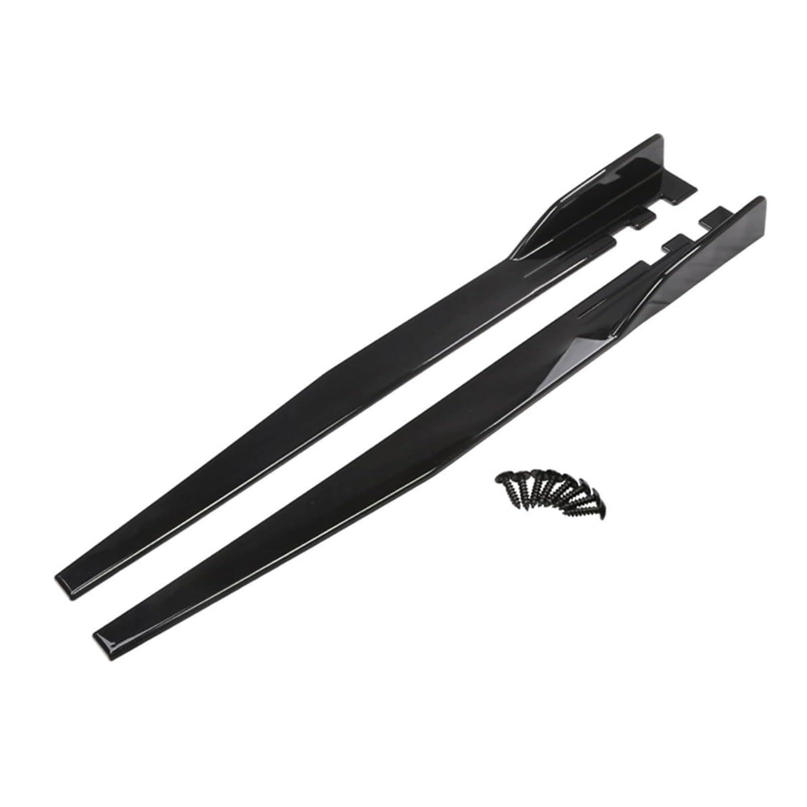 Auto Minigonne Laterali per Citroen Berlingo 2002-2012 2013 2014 2015 2016 2017 2018, Laterali Estensioni Gonna Laterale, Accessori Auto,Bright Black