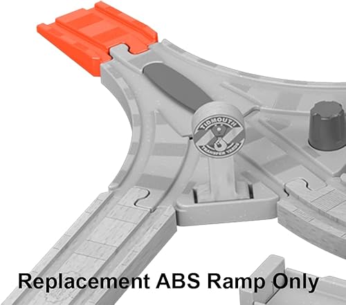 Miniatura 3 de Pieza de repuesto para Thomas and Friends juego de tren de carga y elevación de madera, GGH31, rampa de ABS de repuesto, color naranja