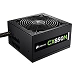 Corsair CX550M 550 W 80+ Bronze Certified Semi-modular ATX Alimentatore (CP-9020102-NA) - CXM (Cavo Semimodulare), Nero, 850 W