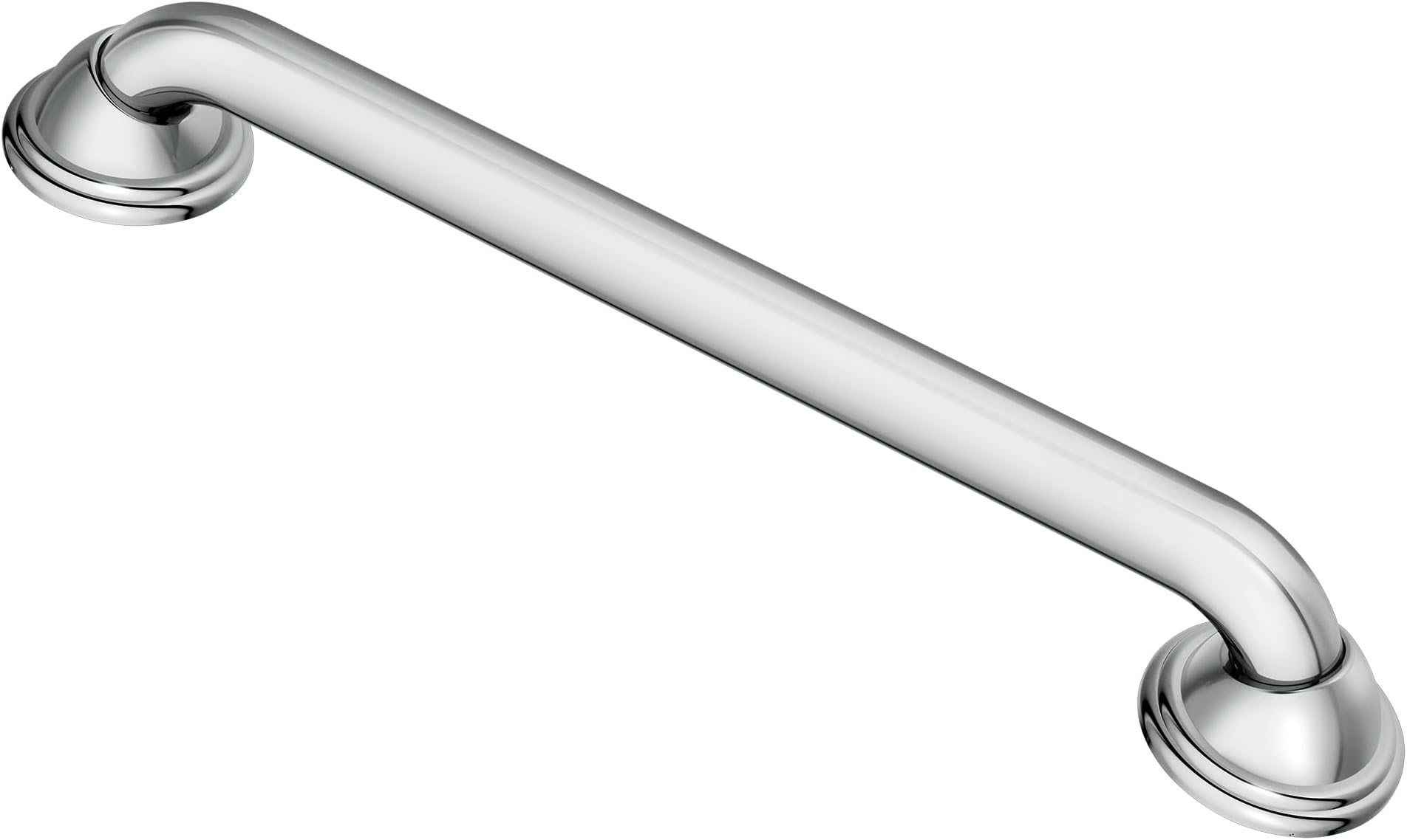 LR8724D2CH Bathroom Safety 24-Inch Designer Stainless Steel Grab Bar with Concealed Screws, Chrome