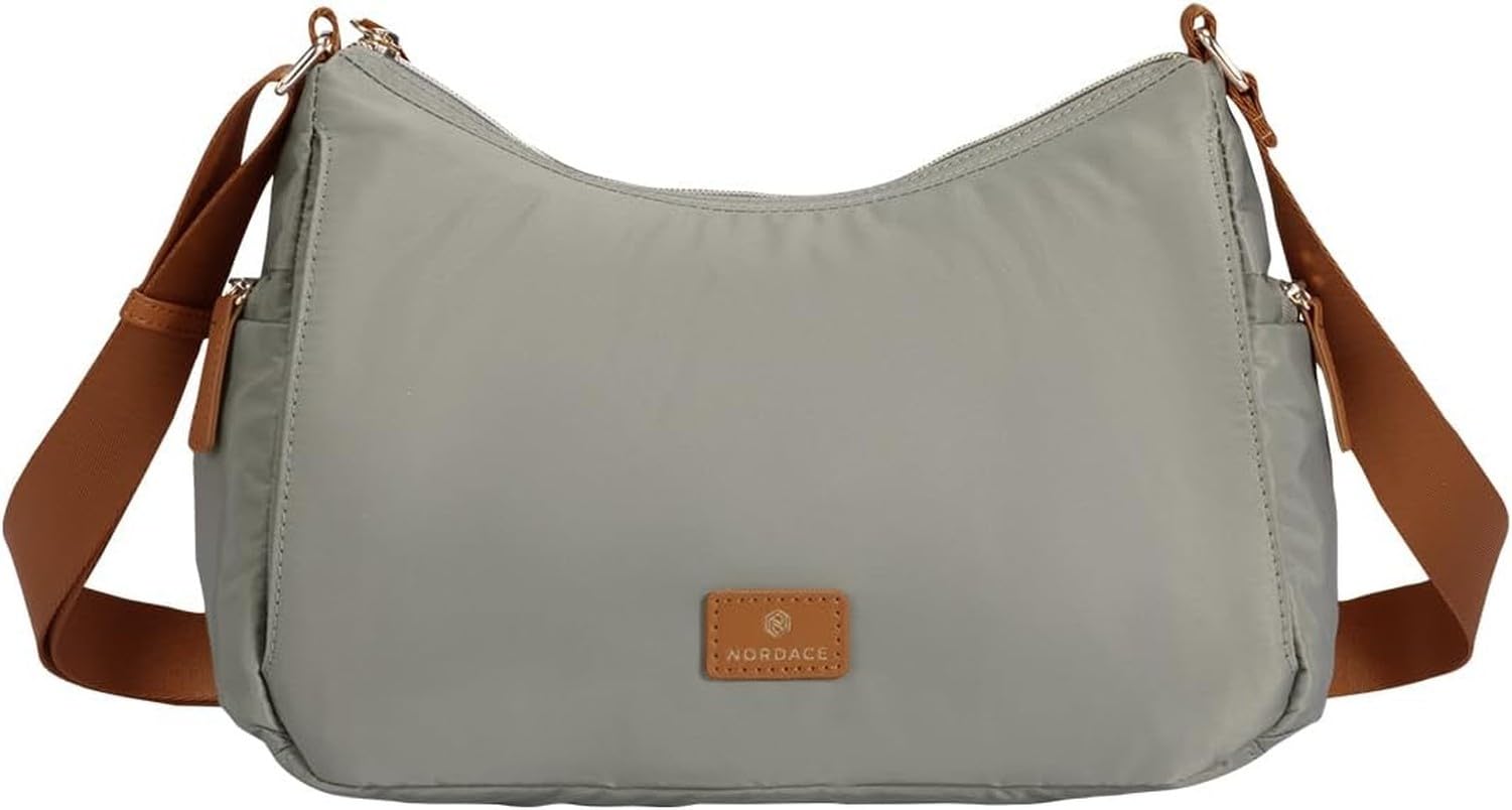 AIEIJJH Large Capacity Siena Hobo Crossbody Bag Travel Shoulder Tote, GRAY
