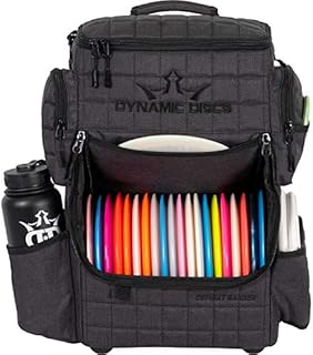 Dynamic Discs Combat Ranger Disc Golf Backpack | Large Main Compartment That Can Hold 18+ Discs | On-Deck Frisbee Golf Putter Pouch | Padded Back Panel and Straps for Extra Comfort (Heather Charcoal)