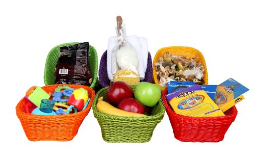 Colorbasket Rectangular Basket - Mountain Green, Set of 3 - Thumbnail 4