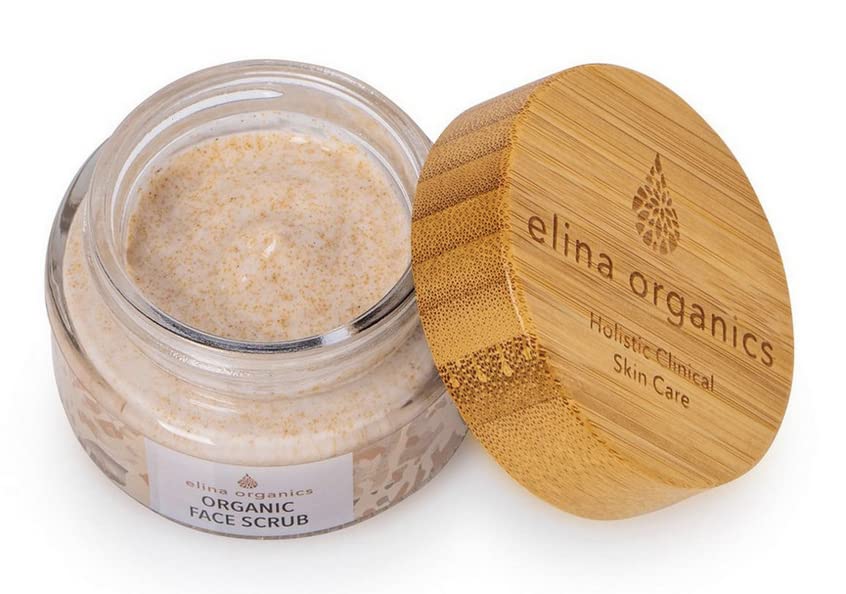 Organic Face Scrub 2oz – Natural Exfoliator with Crushed Walnut Shells, Aloe Vera, Green Tea, & Silk Protein – Clears Blackheads & Smooths Skin – Hydrating & Gentle for All Skin Types - Image 2