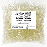 Empty Gelatin Capsules - 1000 Size