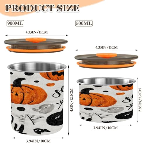 Envase para café de acero inoxidable 900ml con tapa miniatura 2