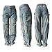 Cargo Jeans for Women High Waist Multi-Pockets Wide Leg Casual Trendy Baggy Cargo Pants
