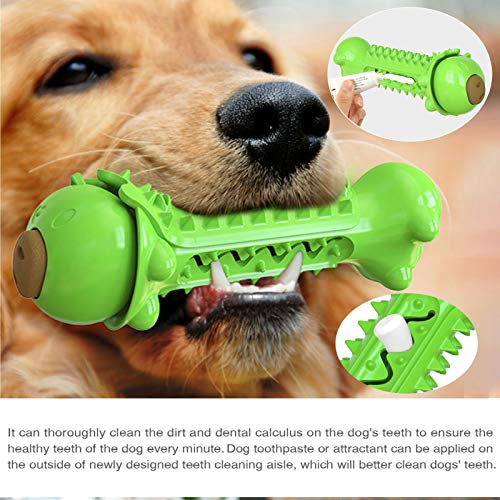 brinquedo para roer cachorro,Funien Brinquedo para mastigar escova de dentes para cães Dispensador d