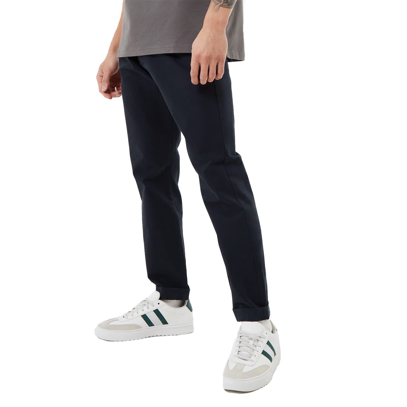 Jack Wills Mens Slim Chino Trousers Black 36W / 32L