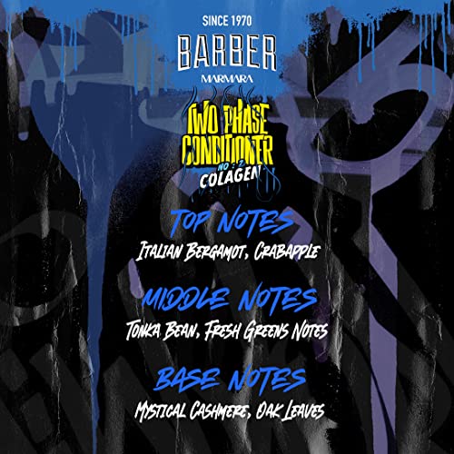 BARBER MARMARA Two Phase Conditioner Men's No.2 Collagen 500 ml Leave in Hair Care Men Anti Split Ends Hair Perfume Spray Treatment Detangling Spray Leave in Conditioner Spray Men - Image 4