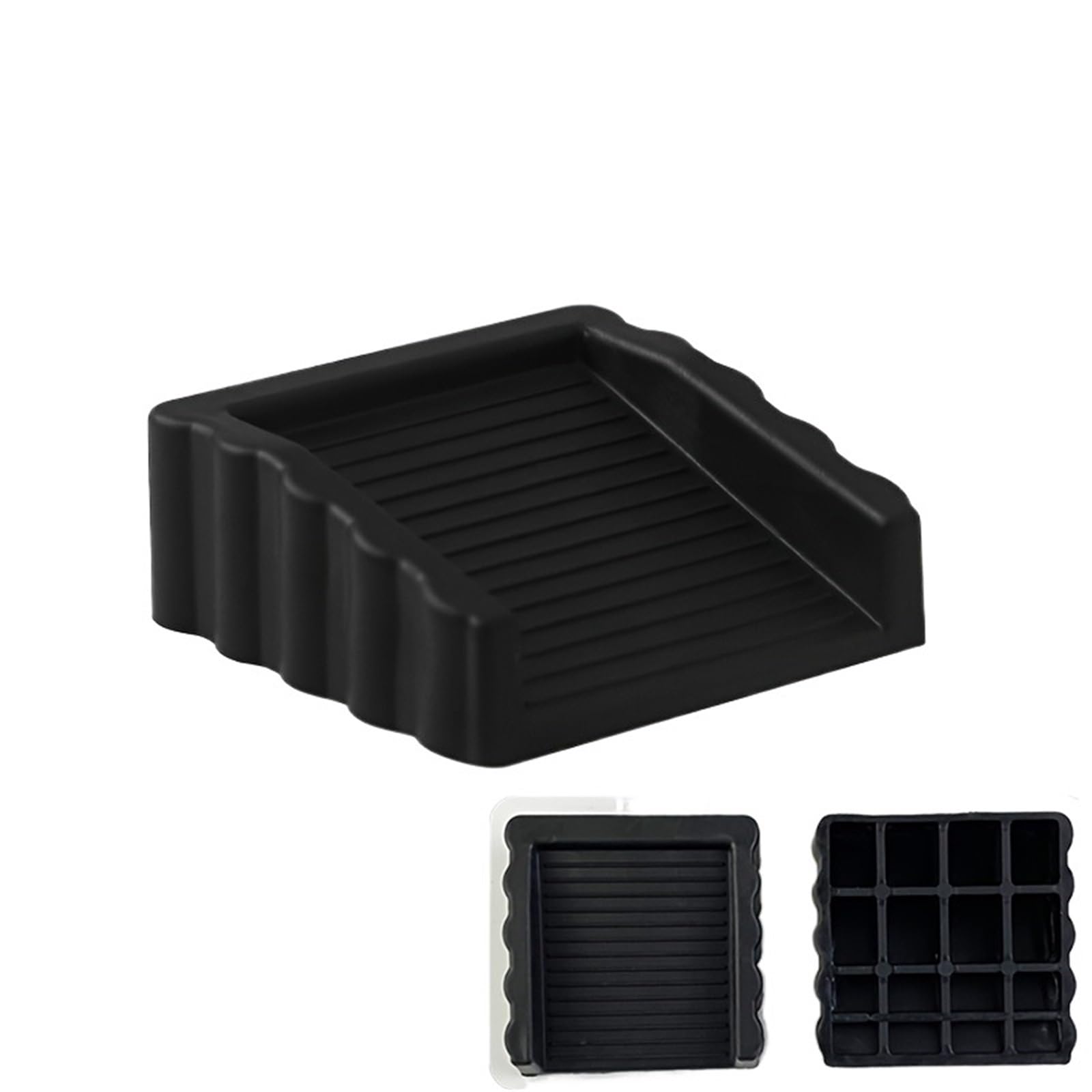 Iopklytf Black 1Pc Door Stopper Non-Slip Rubber Wedge Door Stoppers