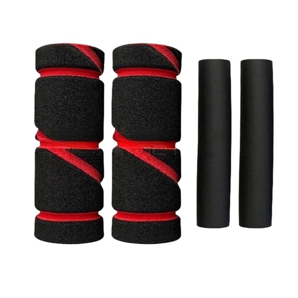 Cubiertas de esponja transpirables para manillar con juego de frenos protector 7