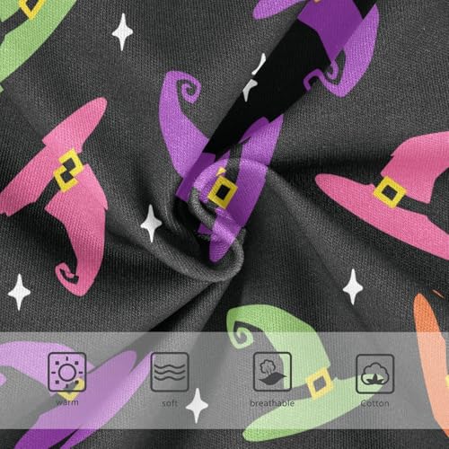 Little Girl Underwear Toddler Panties Kids Undies Halloween Witch Hat Soft Cotton Briefs 2T-8Y3