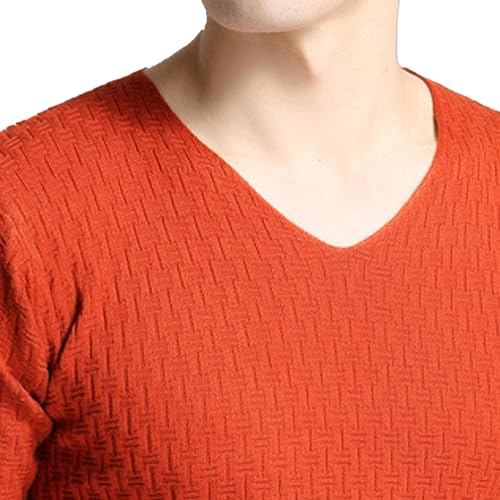 Mens V Neck Soft Jumper Knit Tops V Neck Pullovers Knitted Sweater Men Male Dress Pullover Sweaters Top2