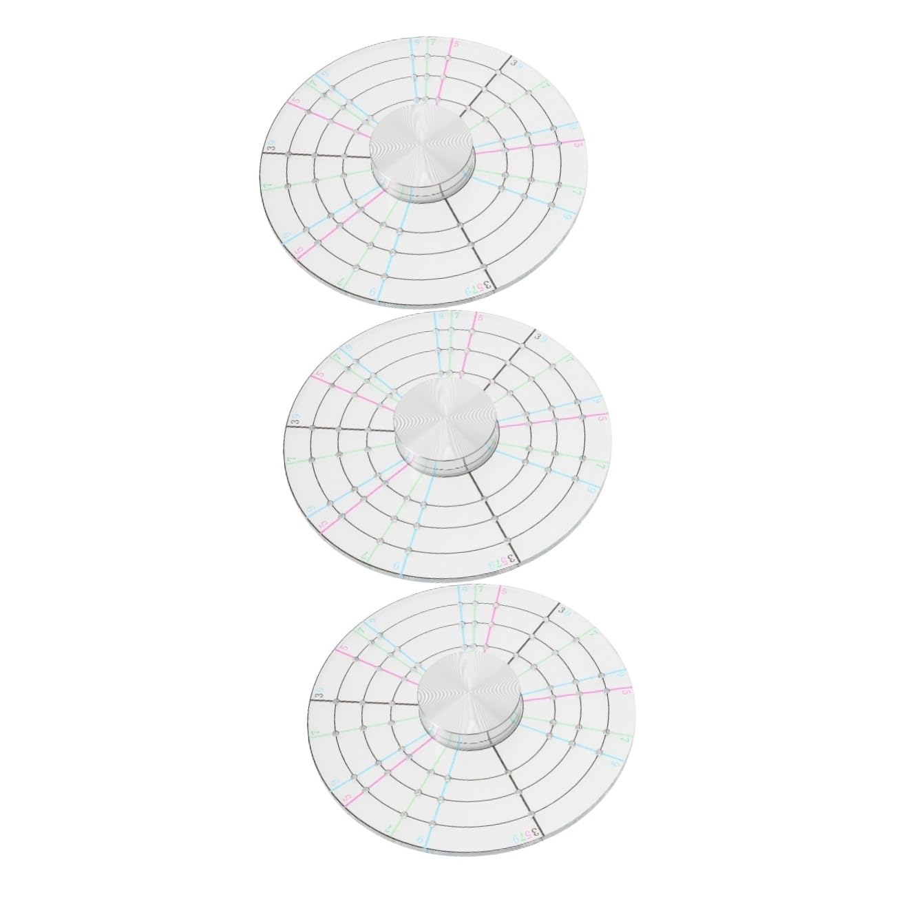 TEHAUX 3pièces Disque De Division Argile pour Poterie Outil De Sculpture pour Façonnage Précis pour Artistes Et Amateurs De Poterie