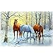 CYKEJISD Puzzle Adulte 1000 Pièces Décoration De Cheval De Forêt Bricolage Puzzle Classique 3D Puzzle Kit De Bricolage Jouet en Bois Cadeau Unique Home Decor