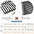 Hongso Cast Iron Grill Grates and Tru-Infrared Emitter Grates for 4 Burner Charbroil Grills Pre-2015 Commercial T-47D 463241413, 463241414, 466241414, 466242414, 463247310, G527-0014-W1