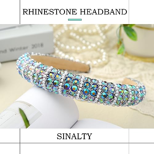 Rhinestone-Headbands-Bling-Crystal-Beaded-Headband-Thick-Padded-Hairbands-Fashionable-Handmade-Hair-Accessories-for-Women