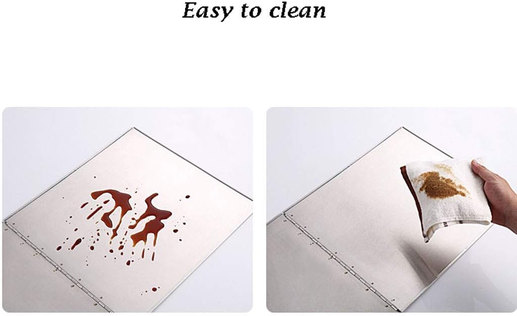 Guard Oil Barrier Stainless Steel Kitchen Oil Baffle Cooking Splash-Proof Range Hood Insulation Oil-Proof Anti Splatter Shield Guard Sided Splash Guard